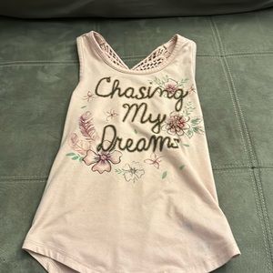Pink Flower Tank Top